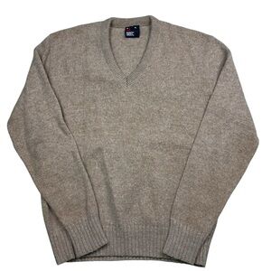 Vintage 80s Robert Bruce tan wool sweater men’s Large